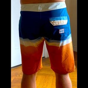 2 Hurley board shorts.  31” waist.